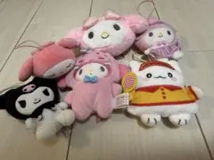 サンリオ ぬいぐるみマスコット 6点セット