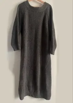 SLOBE IENA グレーニットワンピース