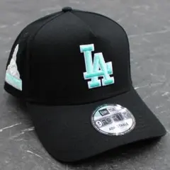 海外モデル NEW ERA 9FORTY LA ドジャース キャップ アクア