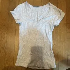 Brandy Melville Vネック Tシャツ グレーのサムネイル