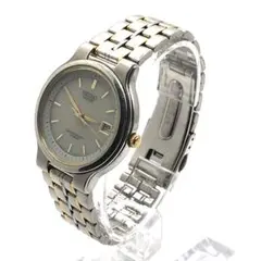 SEIKO セイコー　ソーラー　メンズ　腕時計　デイト　ジャンク