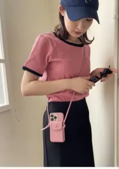 ぽ*と様 ジュメロ 配色Tシャツ　JUMELLE 半袖カットソーのサムネイル