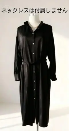 【アンシャントマン】美品 / 黒ワンピースXLのサムネイル