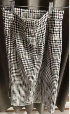 【GU】チェックタイトスカート　Sサイズ【匿名配送】