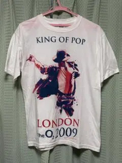 マイケル ジャクソン O2 2009 KING OF POP Tシャツ M マイケル ジャクソン O2 2009 KING OF POP Tシャツ M - メルカリ