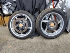 ホンダ純正　CB250T 18インチホイール　前後セット cb250t 純正18インチ ホイール 18×1.85前後セット - メルカリ