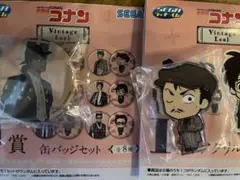 名探偵コナン　SEGAくじ　缶バッジセット　アクリルブロック　まとめ　セット