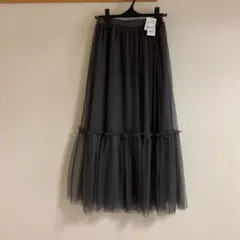 INGNI イング　新品未使用　チュールスカート　グレー