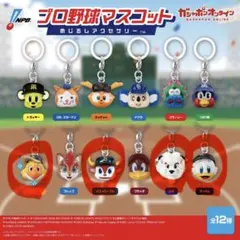 プロ野球マスコット　めじるしアクセサリー　セット