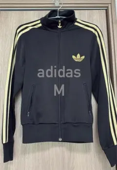 adidas ブラック ジャージ M