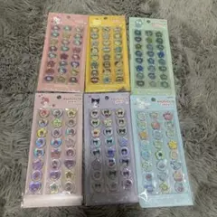 正規品　サンリオ　おはじきふうシール　6枚セット