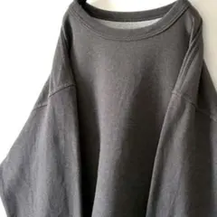 チャンピオン ロゴ 刺繍 スウェット トレーナー XL グレー 灰色 古着