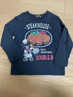 現行品　ミキハウス　ダブルビー　長袖Tシャツ