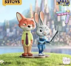 52TOYS ズートピア ニック ジュディ フィギュア ディズニー