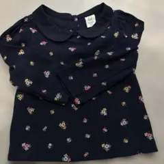 babyGAP ベビー服80㎝ 花柄長袖Tシャツ 襟付き