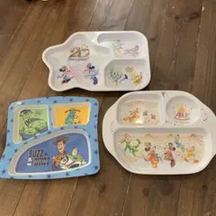ディズニー子ども用キャラクタープレート皿40周年20周年記念