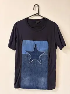 DIESEL デニムパッチワーク Tシャツ