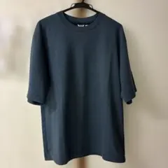 【UNIQLO】エアリズムコットンオーバーサイズボーダーＴシャツ＊ネイビー