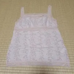 KID BLUE キャミソール ピンク 花柄 レース Mのサムネイル