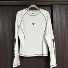【美品】GU グランツーリスモ コラボ グラフィックT 長袖 白 Lサイズのサムネイル