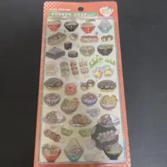 ボンボンドロップシール　和柄　ラーメン　日本食