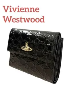 限定品　Vivienne Westwood エナメル　二つ折り　がま口　財布