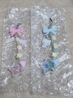 サンリオ　シークレットストラップ　星屑ベイビーボトル　キティ　ダニエル