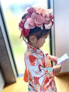 i*o様 七五三　七五三髪飾り　ハーフ成人式卒業式　ヘッドドレス　着物髪飾り