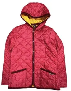 LAVENHAM クレイドン キルティング レッド フーディー ジャケット