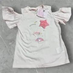 サンリオ Sanrio マイメロディ オフショル 肩出し 半袖 120cm 新品のサムネイル