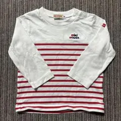 ミキハウス ロンT Tシャツ 長袖 カットソー ボーダー 80サイズ