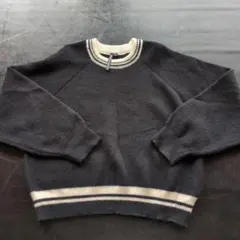 黒いニットセーター LLサイズ