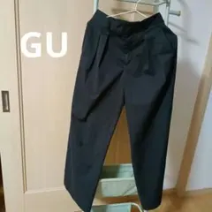 GU ブラック ワイドパンツ Mサイズ