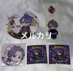 とうらぶ 歌仙 アニカフェ コースター缶バッジ ステッカー セット