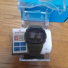 DIGITEC デジタル腕時計 カーキ色のサムネイル