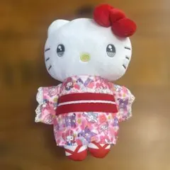 レトロ 2001年製 ハローキティ ミミイ 浴衣 ぬいぐるみ - メルカリ