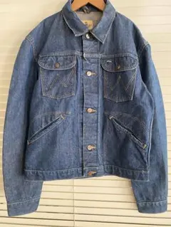 オリジナル 60s Wrangler 初期24MJ ラングラー 縦ベル 1960年代 24MJ 縦ベル ラングラー ブランケットライナー付きデニム