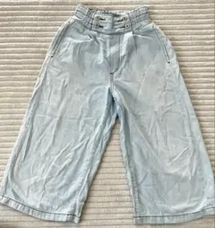 ストレッチデニムワイドパンツ