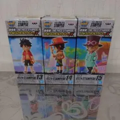 ワンピース ワールドコレクタブルフィギュア スタンピード 3種セット