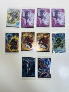 ドラゴンボールいたじゃがカード10枚 ドラゴンボールウエハースシール27枚