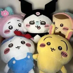 ちいかわ サンリオ ぬいぐるみ コンプリート 5種類 gigo プライズ品