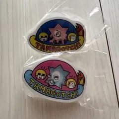 たまごっち　シャカシャカアクリルクリップ　UFOマーク　2点セット