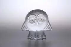 Lisa Larson リサラーソン ロイヤクローナ ガラスオブジェ フクロウ