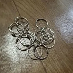 リング 指輪 10点セット シルバーカラー