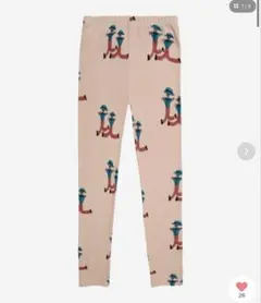 BOBO CHOSE キャラクター柄レギンス 6-7Y