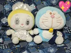 ♡美品♡ドラえもん　パステルカラーぬいぐるみ♡マスコット＆ドラミ♡ぬいぐるみ♡