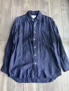 00s J.CREW リネンシャツ ネイビー