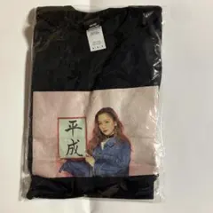 西野カナ　平成年プリント黒Tシャツ