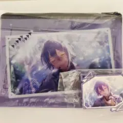 セガラッキーくじ プロセカ あんスタ C賞 E賞クリアポーチキーホルダー 神代類