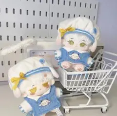 3点セット 10cm ぬいぐるみ洋服 着せ替えぬいぐるみ　①